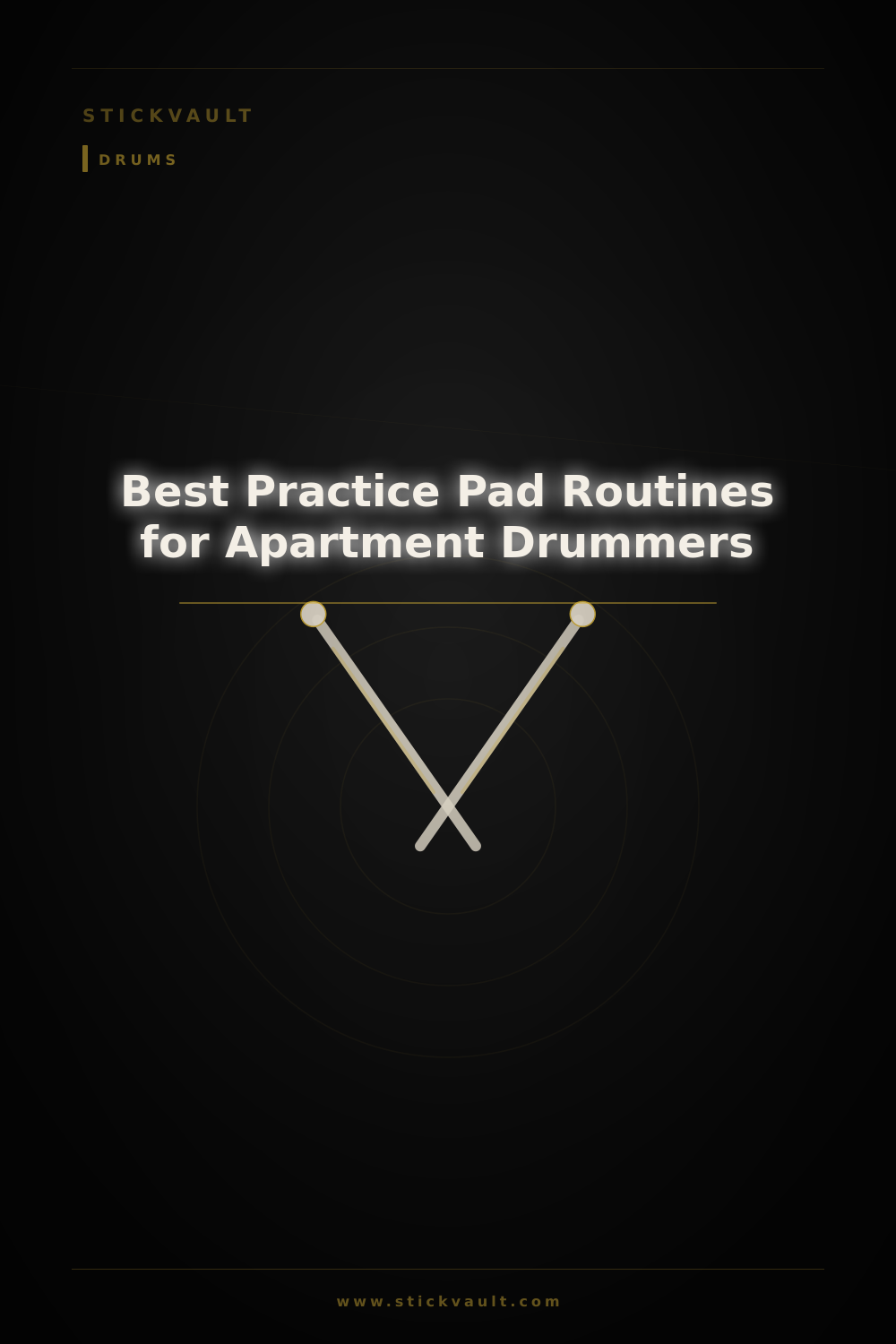 Best Practice Pad Routines for Apartment Drummers