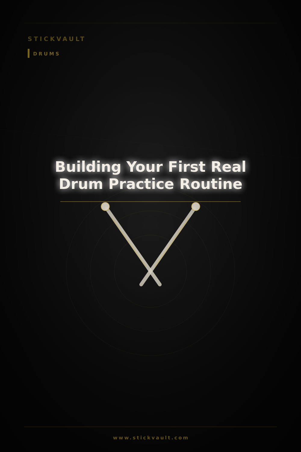 Building Your First Real Drum Practice Routine