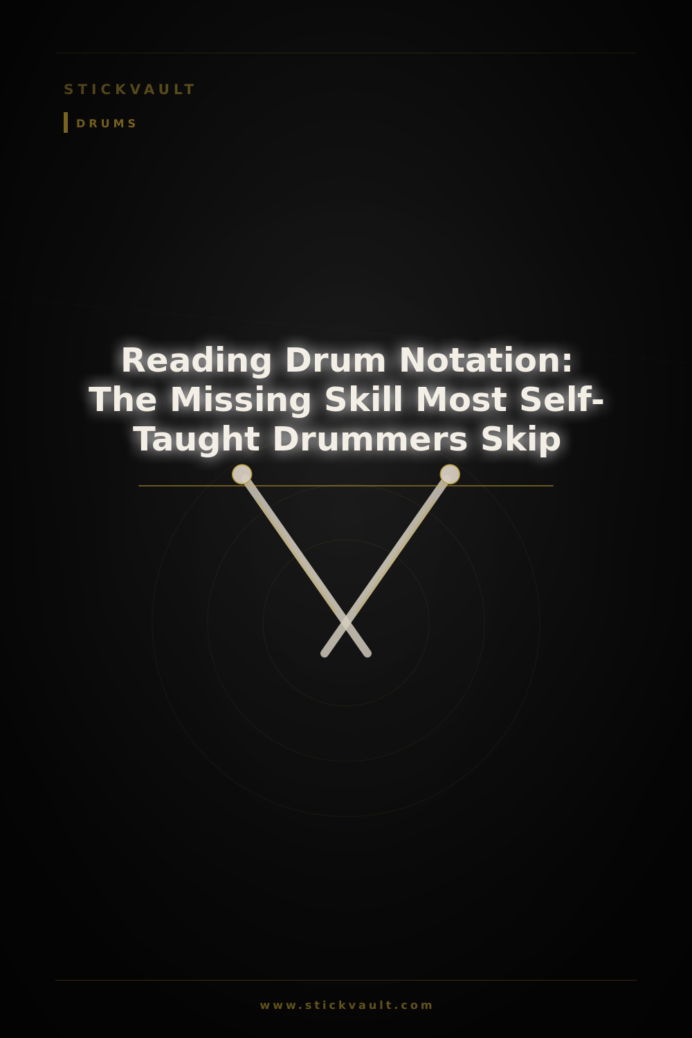 Reading Drum Notation: The Missing Skill Most Self-Taught Drummers Skip