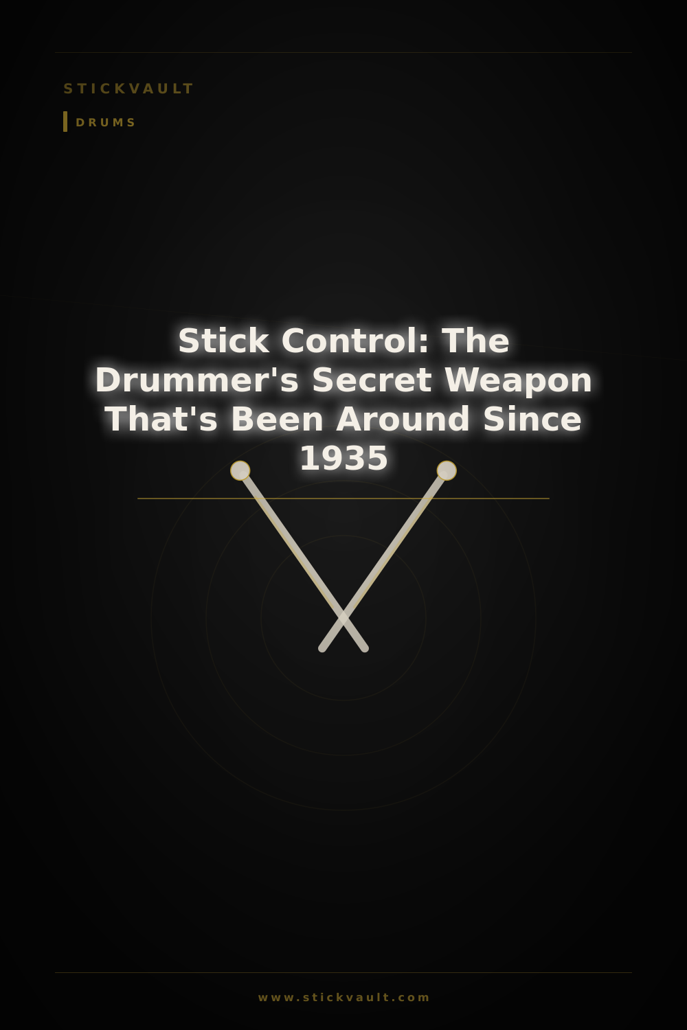 Stick Control: The Drummer's Secret Weapon That's Been Around Since 1935